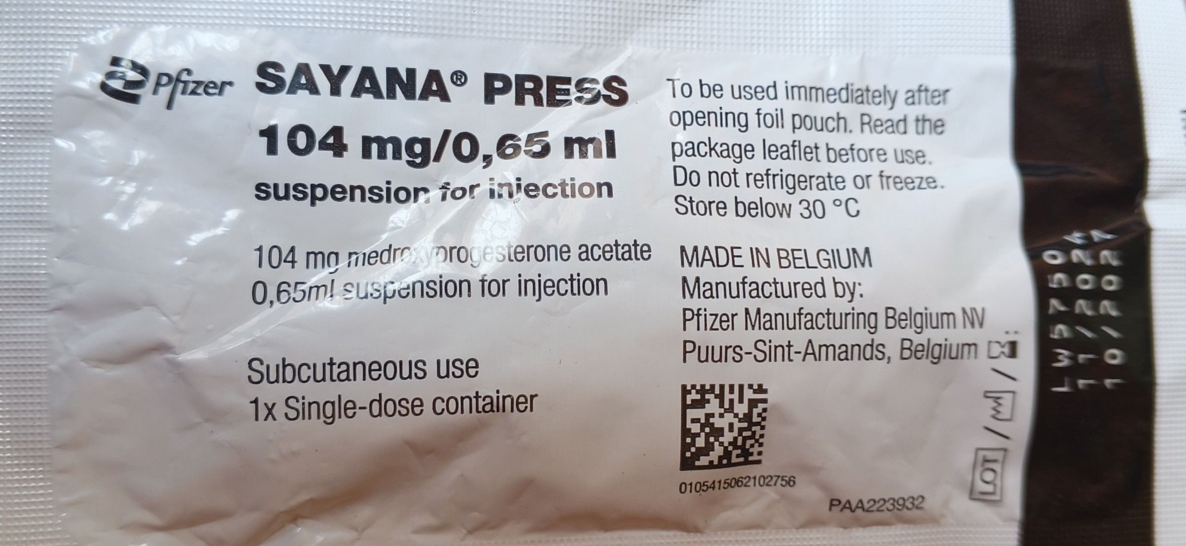 sayana press